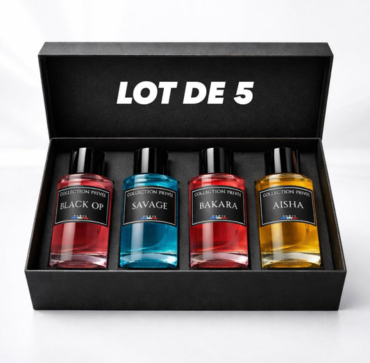 Lot de 5 parfums - Collection privée (5,60€/l'u)